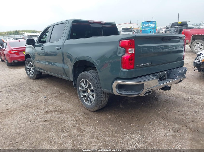 Vin: 3gcukded4sg221355, lot: 46572819, chevrolet silverado 1500 4wd  standard bed lt 20253