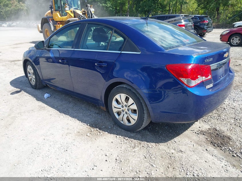 Vin: 1g1pc5sh3c7218170, lot: 46572856, chevrolet cruze ls 20123