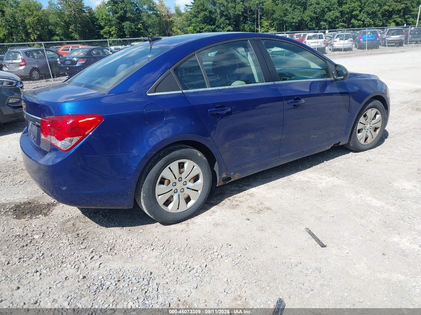 Vin: 1g1pc5sh3c7218170, lot: 46572856, chevrolet cruze ls 20124