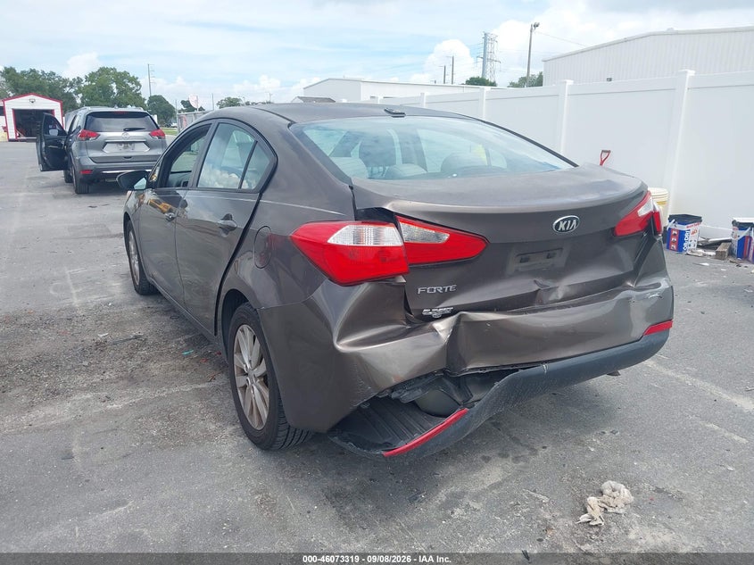 Vin: knafx4a68e5218081, lot: 46572866, kia forte lx 20143