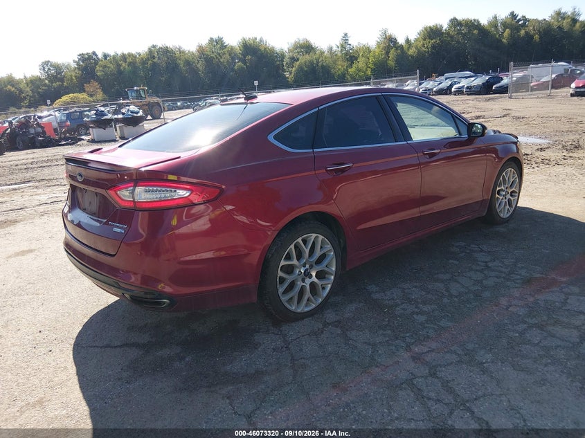 Vin: 3fa6p0d97er274324, lot: 46572867, ford fusion titanium 20144