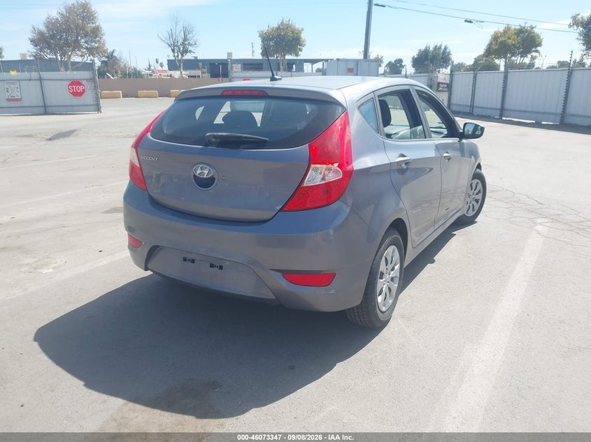 2017 HYUNDAI ACCENT auction photo 4