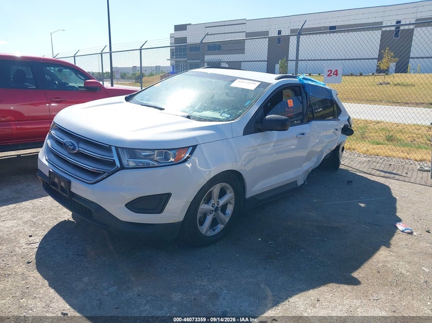 Vin: 2fmpk3g94hbc63161, lot: 46572906, ford edge se 20172