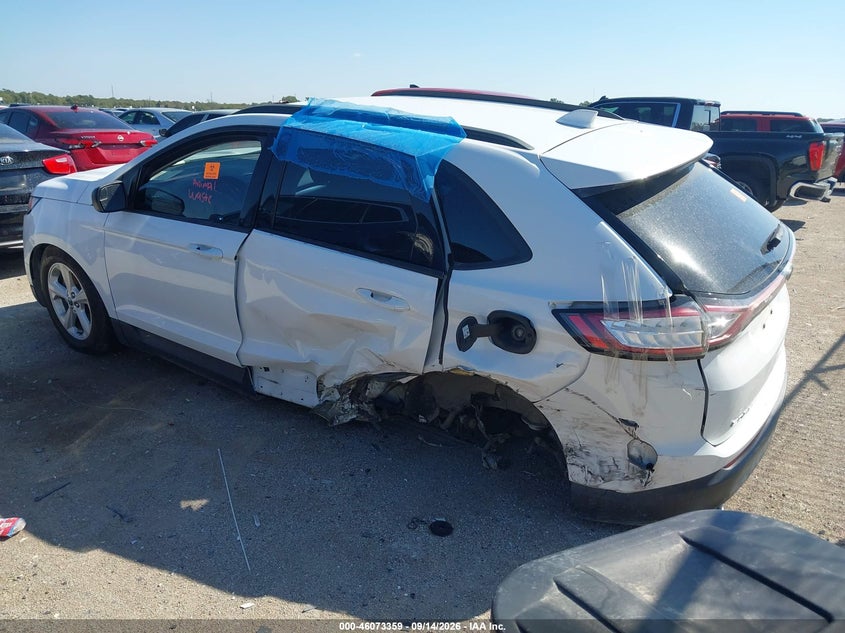 Vin: 2fmpk3g94hbc63161, lot: 46572906, ford edge se 20173