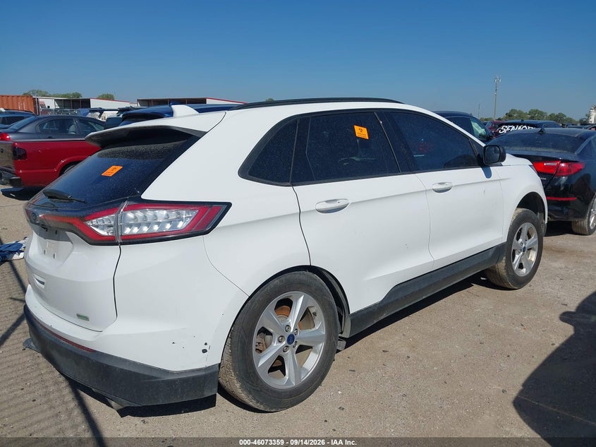 Vin: 2fmpk3g94hbc63161, lot: 46572906, ford edge se 20174