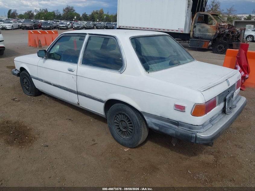 BMW 320 1982 VIN WBAAG4300C8068479