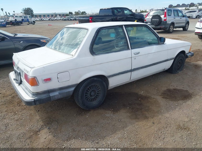 BMW 320 1982 VIN WBAAG4300C8068479