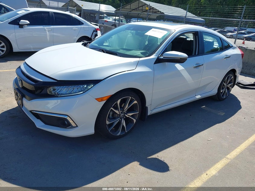 Vin: 19xfc1f94le209377, lot: 46572929, honda civic touring 20202