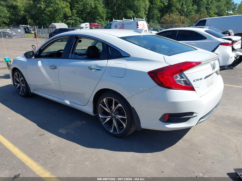 Vin: 19xfc1f94le209377, lot: 46572929, honda civic touring 20203