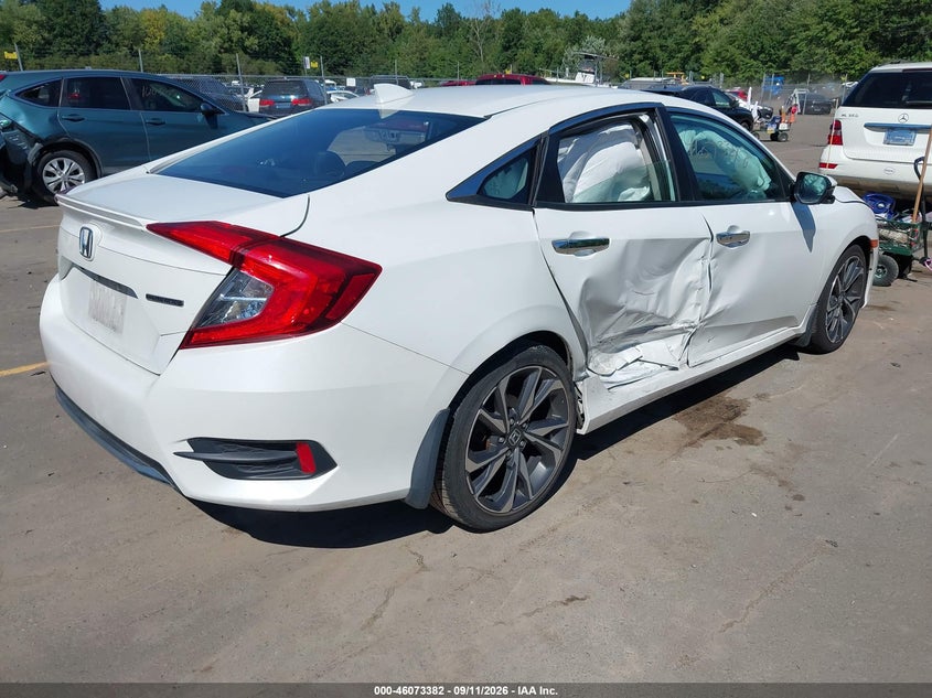 Vin: 19xfc1f94le209377, lot: 46572929, honda civic touring 20204