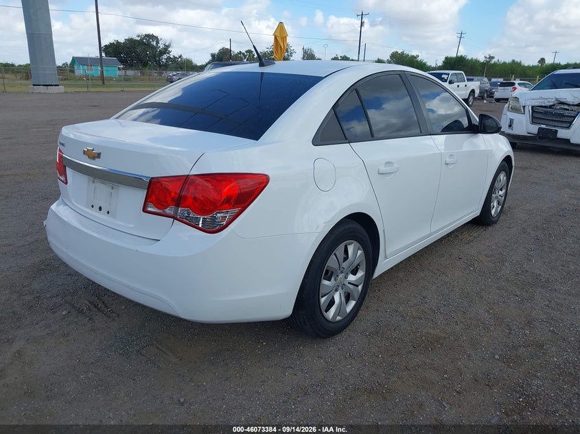 Vin: 1g1pa5sh2e7348451, lot: 46572931, chevrolet cruze ls auto 20144