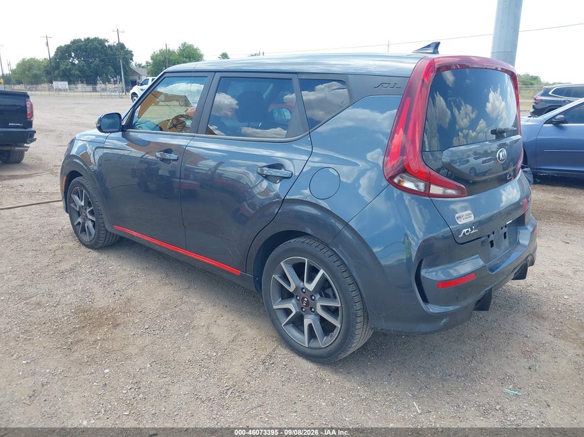 Vin: kndj63au4m7747037, lot: 46572942, kia soul gt-line 20213