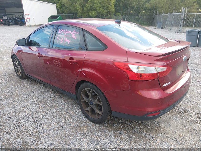 Vin: 1fadp3f26el412880, lot: 46572946, ford focus se 20143