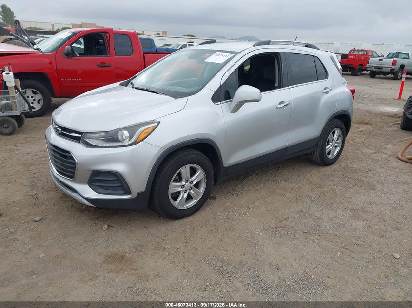 Vin: kl7cjlsb3jb681252, lot: 46572960, chevrolet trax lt 20182