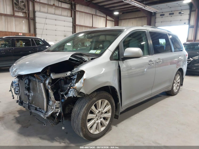 Vin: 5tddk3dc0es079594, lot: 46572977, toyota sienna xle 7 passenger 20142