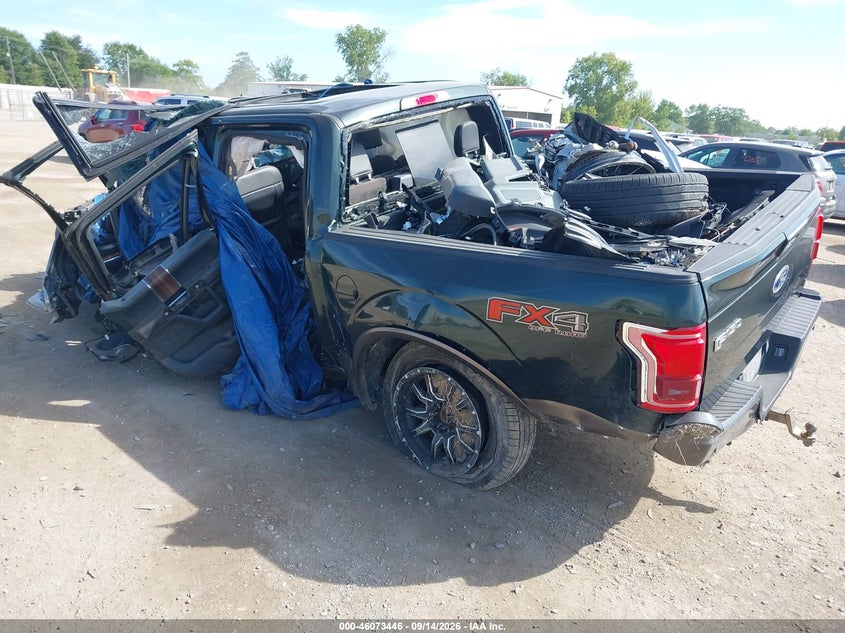 Vin: 1ftew1eg8gfa11075, lot: 46572993, ford f-150 lariat 20163