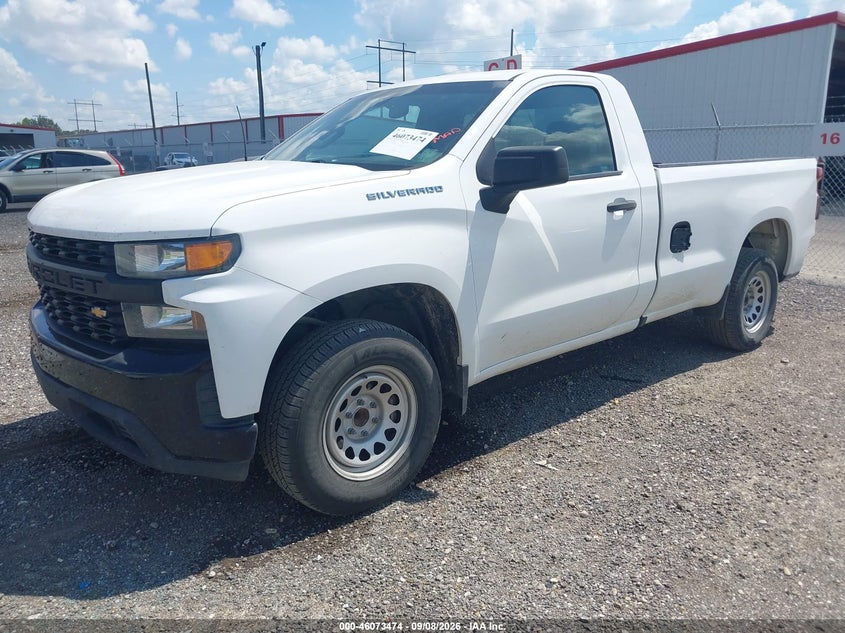 Vin: 3gcnwaef4kg271908, lot: 46573021, chevrolet silverado 1500 work truck 20192