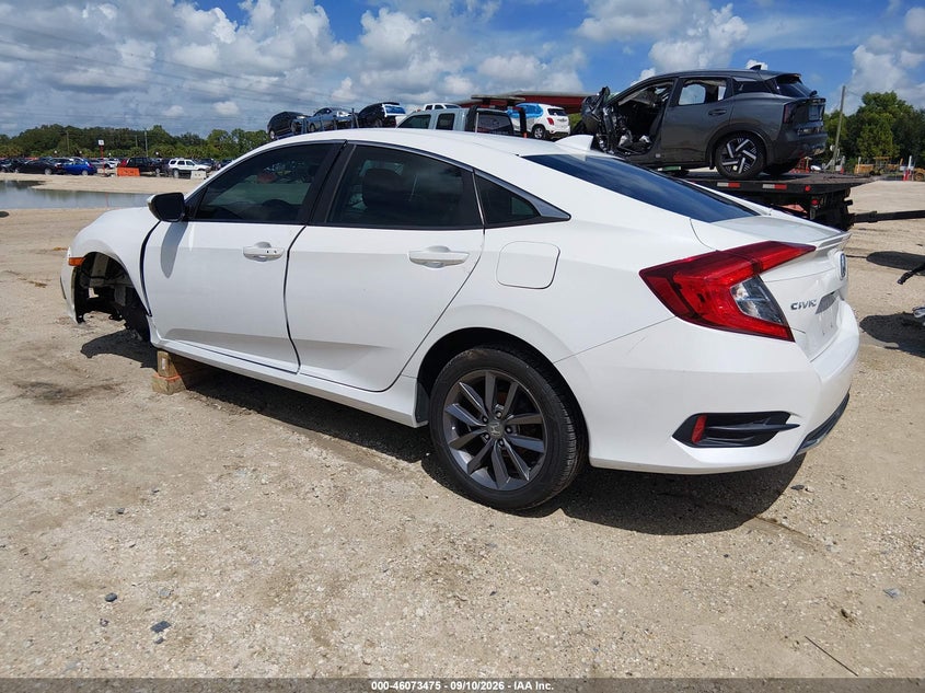 Vin: 19xfc1f32le001185, lot: 46573022, honda civic ex 20203
