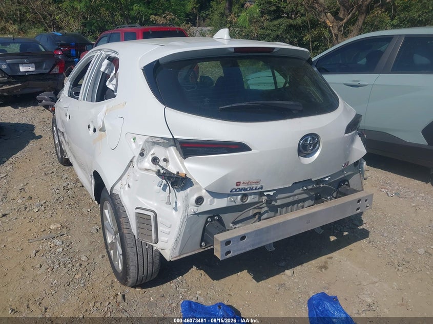 Vin: jtnd4mbe5p3198830, lot: 46573028, toyota corolla se 20233