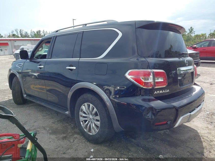 Vin: jn8ay2nd1h9004297, lot: 46573073, nissan armada sv 20173