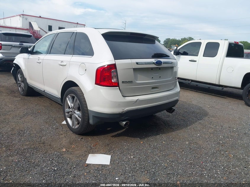 Vin: 2fmdk4kc0bbb12725, lot: 46573082, ford edge limited 20113