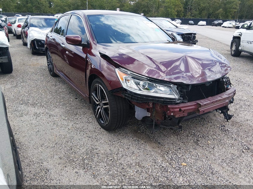 Vin: 1hgcr2f15ha157707, lot: 46573094, honda accord sport se 20171