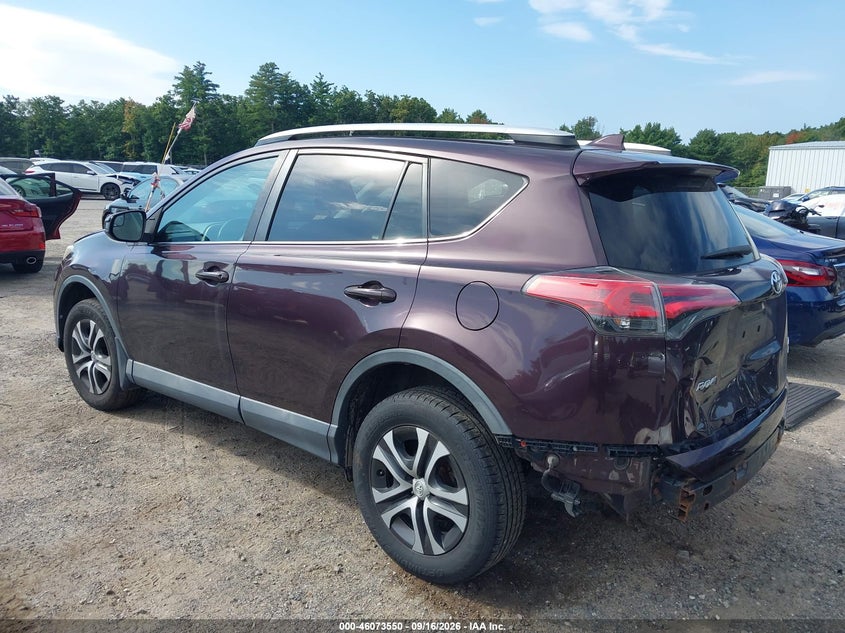 Vin: 2t3bfrev1gw536851, lot: 46573097, toyota rav4 le 20163
