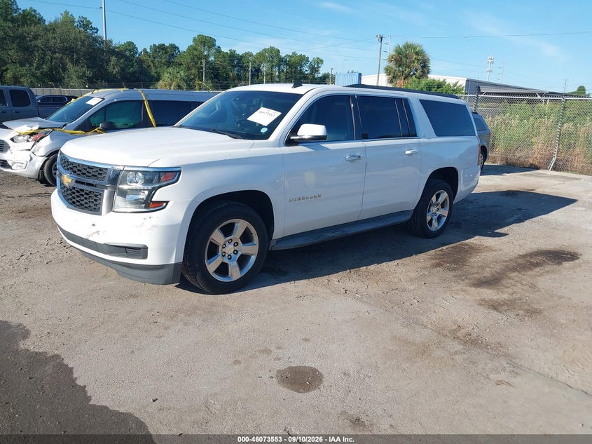 Vin: 1gnskjkc8fr271917, lot: 46573100, chevrolet suburban 1500 lt 20152