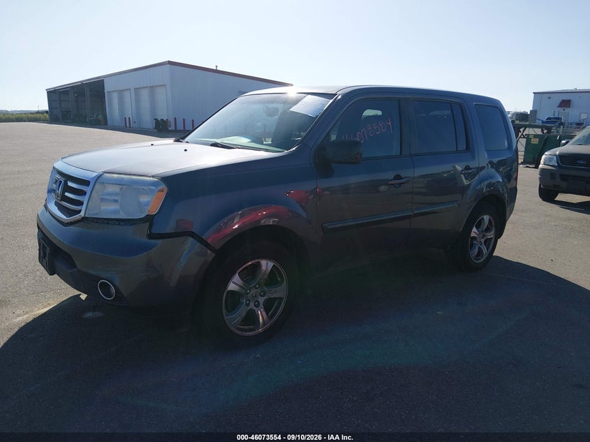 Vin: 5fnyf4h51eb005533, lot: 46573101, honda pilot ex-l 20142