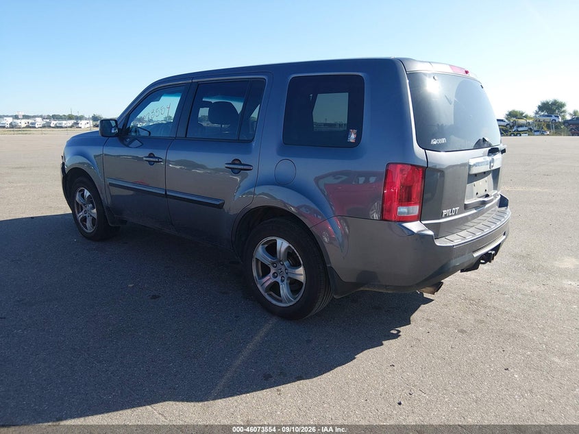 Vin: 5fnyf4h51eb005533, lot: 46573101, honda pilot ex-l 20143