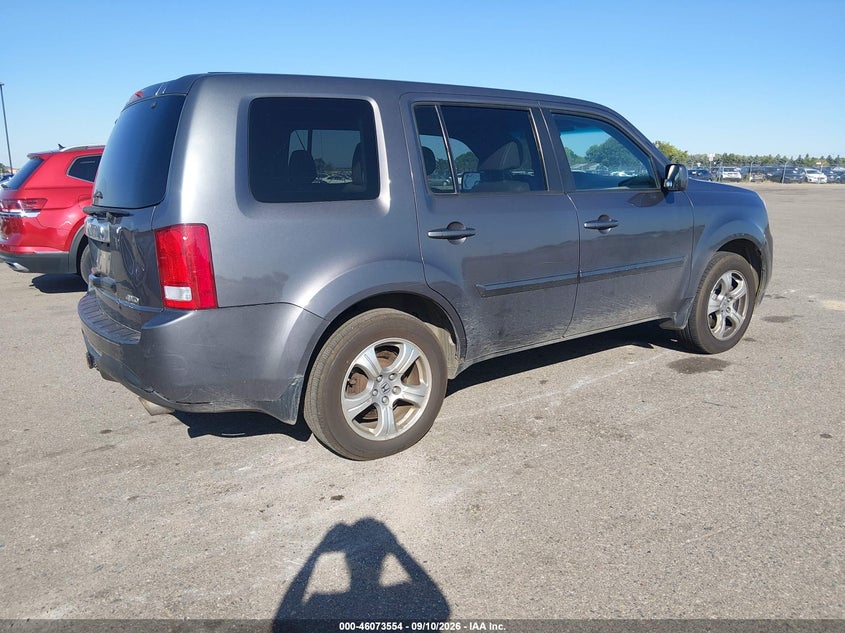 Vin: 5fnyf4h51eb005533, lot: 46573101, honda pilot ex-l 20144