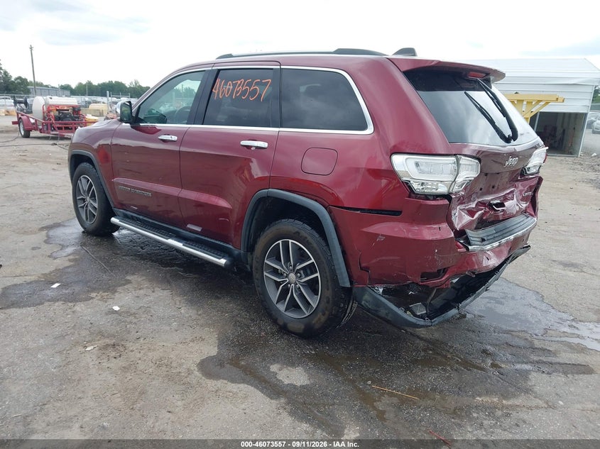 Vin: 1c4rjfbg0jc357891, lot: 46573104, jeep grand cherokee limited 4x4 20183