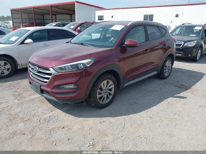 Vin: km8j3ca45ju659096, lot: 46573115, hyundai tucson sel 20182
