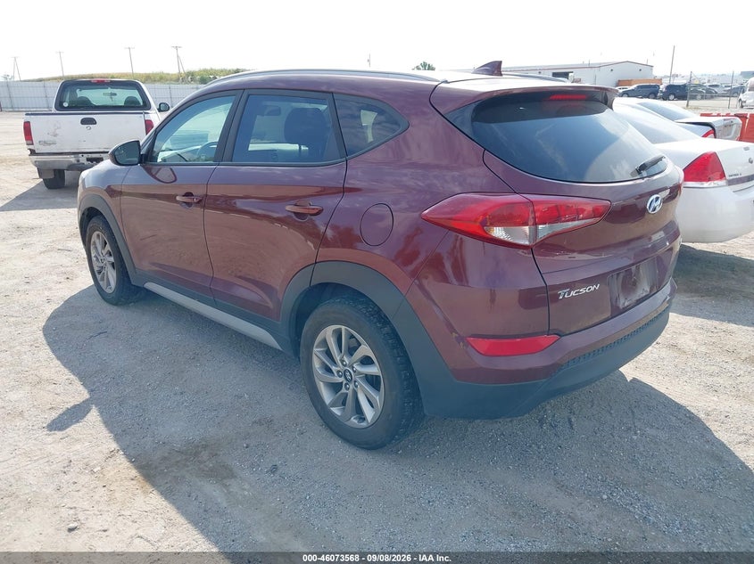 Vin: km8j3ca45ju659096, lot: 46573115, hyundai tucson sel 20183