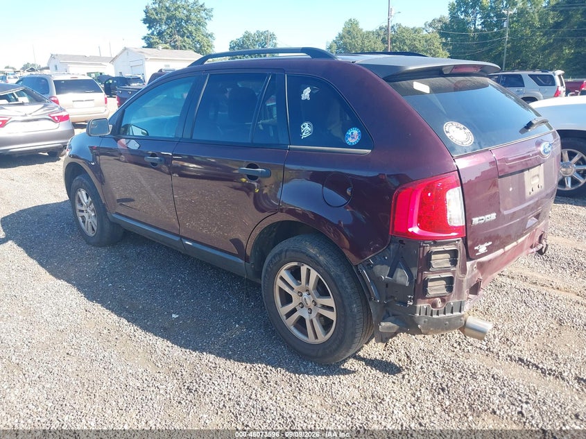 Vin: 2fmdk3gc8bbb35494, lot: 46573143, ford edge se 20113