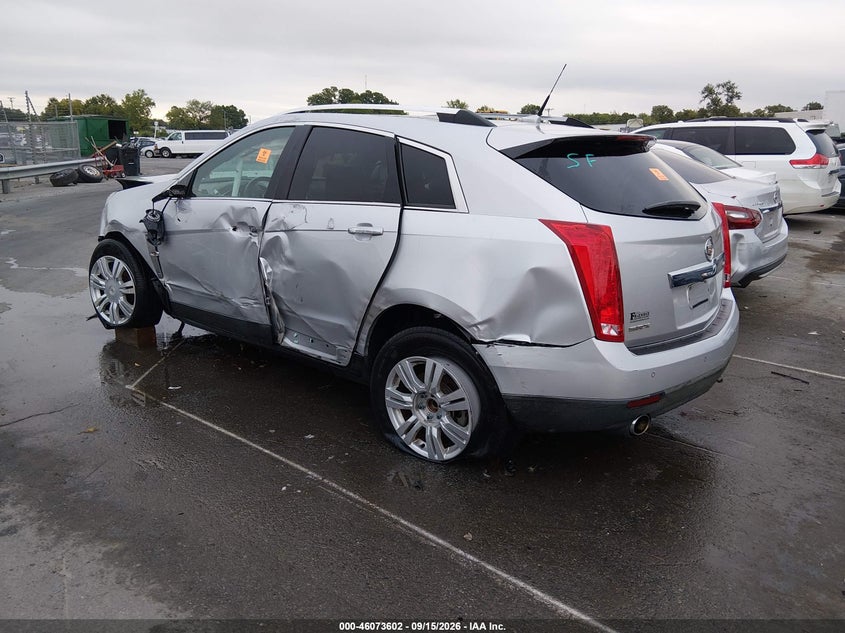 Vin: 3gyfnae30cs570849, lot: 46573149, cadillac srx luxury collection 20123