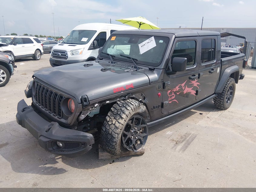 Vin: 1c6hjtagxrl129282, lot: 46573172, jeep gladiator texas trail 20242