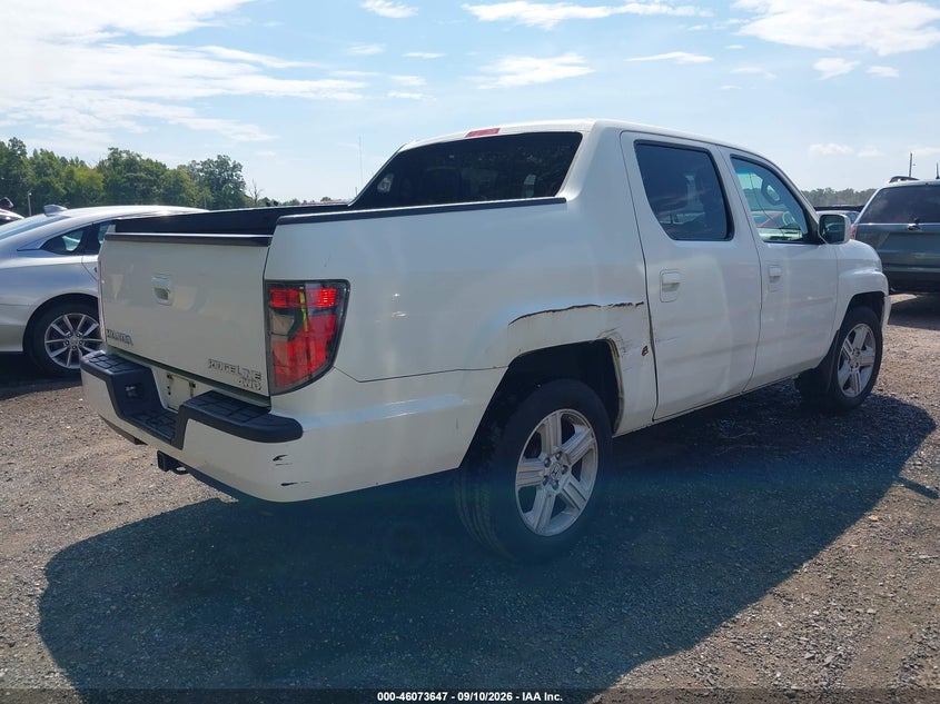Vin: 5fpyk1f54cb455503, lot: 46573194, honda ridgeline rtl 20124