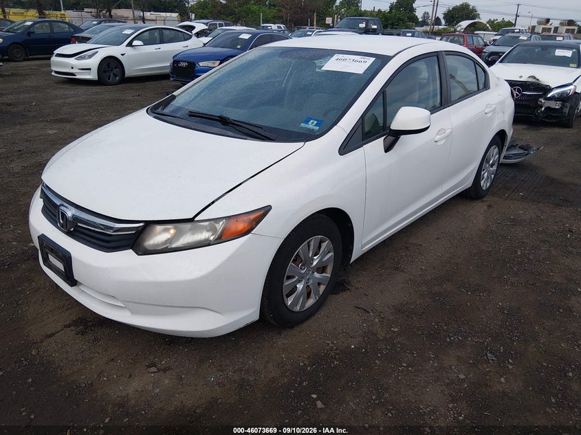 Vin: 2hgfb2f55ch563677, lot: 46573216, honda civic lx 20122