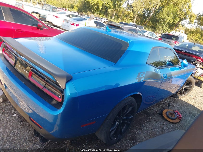 Vin: 2c3cdzbt8gh195708, lot: 46573256, dodge challenger r/t plus 20164