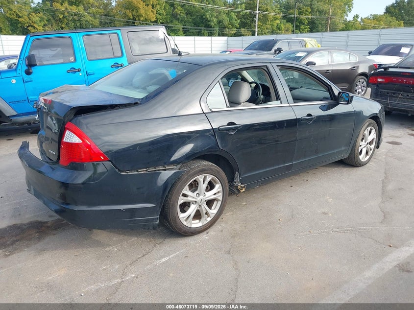 Vin: 3fahp0hg2cr118514, lot: 46573266, ford fusion se 20124