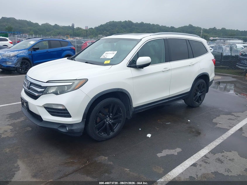 Vin: 5fnyf6h59gb079667, lot: 46573267, honda pilot ex-l 20162