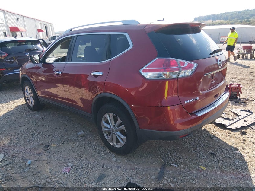 Vin: knmat2mv6gp699360, lot: 46573306, nissan rogue sv 20163