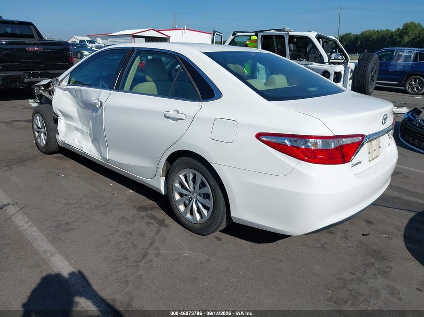 Vin: 4t4bf1fk9gr553255, lot: 46573343, toyota camry le 20163
