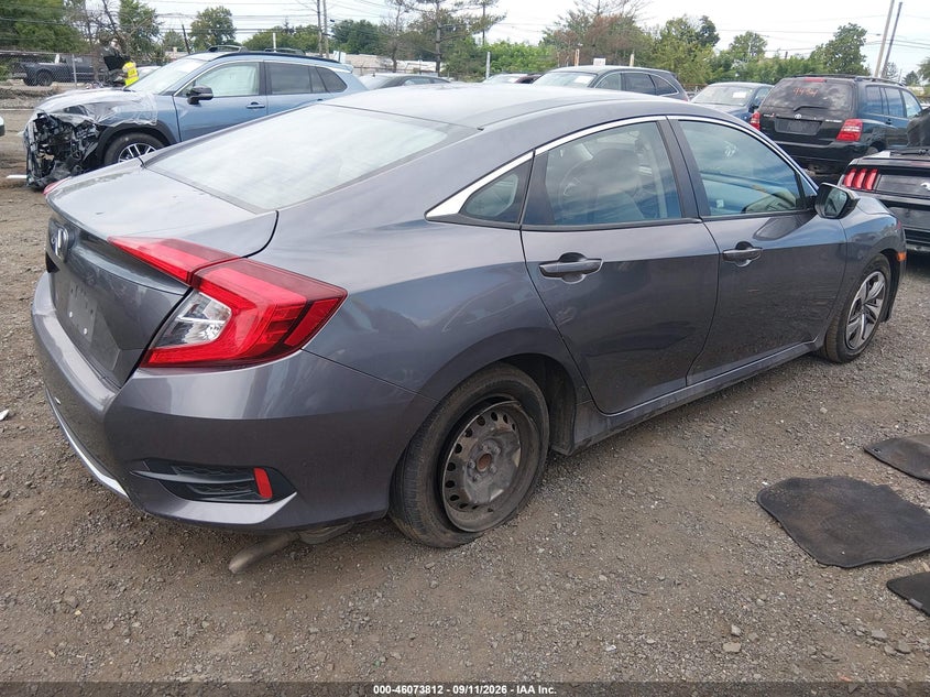 Vin: 2hgfc2f62lh525071, lot: 46573359, honda civic lx 20204