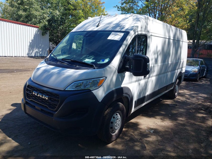 Vin: 3c6lrvdg0pe583234, lot: 46573391, ram promaster 2500 high roof 159 wb 20232
