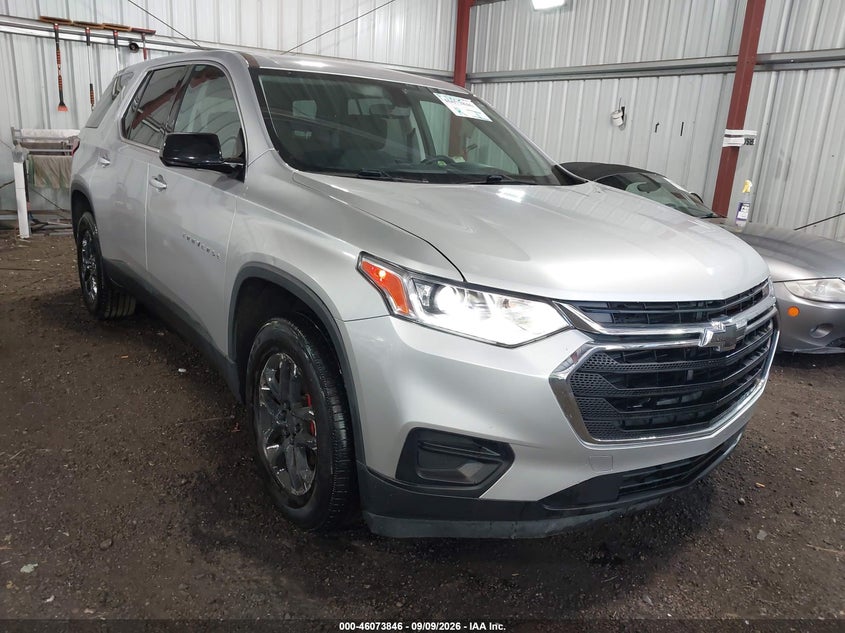 Vin: 1gnerfkw9jj245835, lot: 46573393, chevrolet traverse ls 2018 img_1