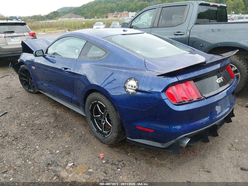Vin: 1fa6p8cf1g5272015, lot: 46573420, ford mustang gt premium 20163