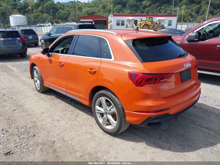 Vin: wa1eedf37m1045043, lot: 46573424, audi q3 premium plus 45 tfsi s line quattro tiptronic 20213