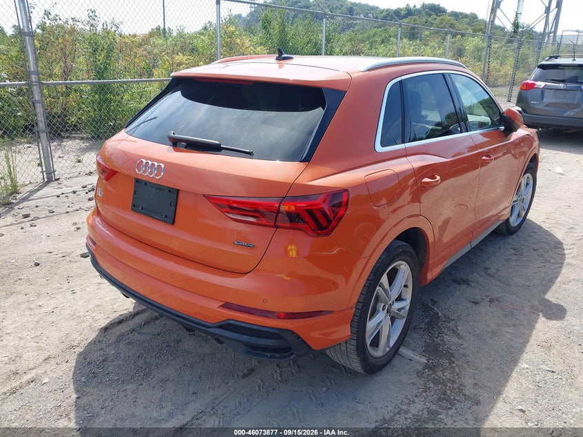 Vin: wa1eedf37m1045043, lot: 46573424, audi q3 premium plus 45 tfsi s line quattro tiptronic 20214